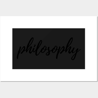 Philosophy Binder Label Posters and Art